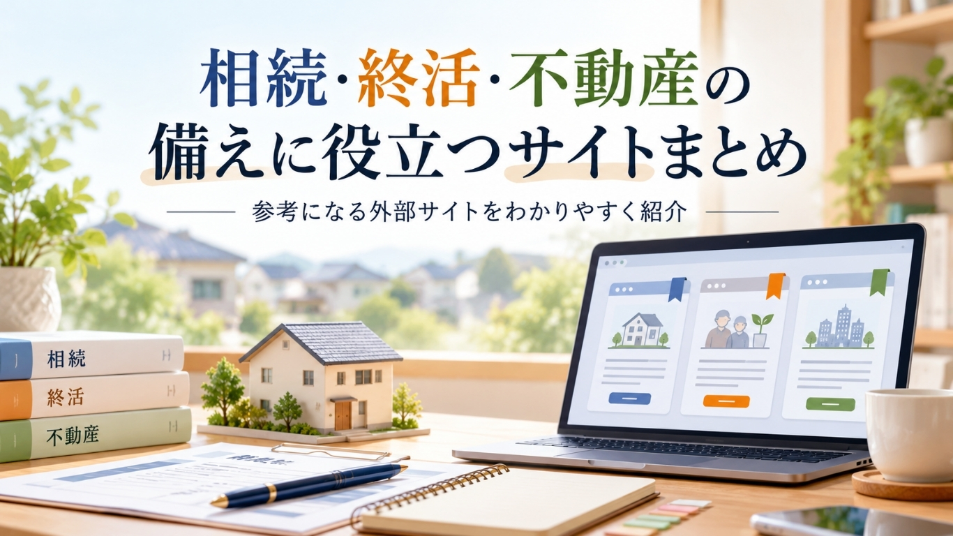 相続・終活・不動産の備えに役立つサイトまとめのアイキャッチ画像